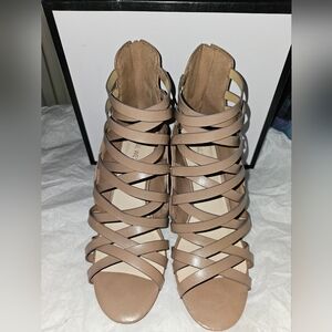 Nine West Women's Tan Strappy Sandals